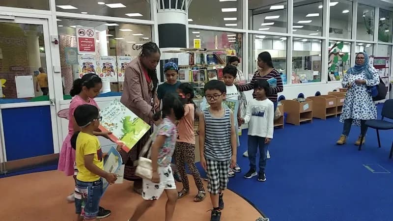 View of Croydon Central Library in Croydon, London