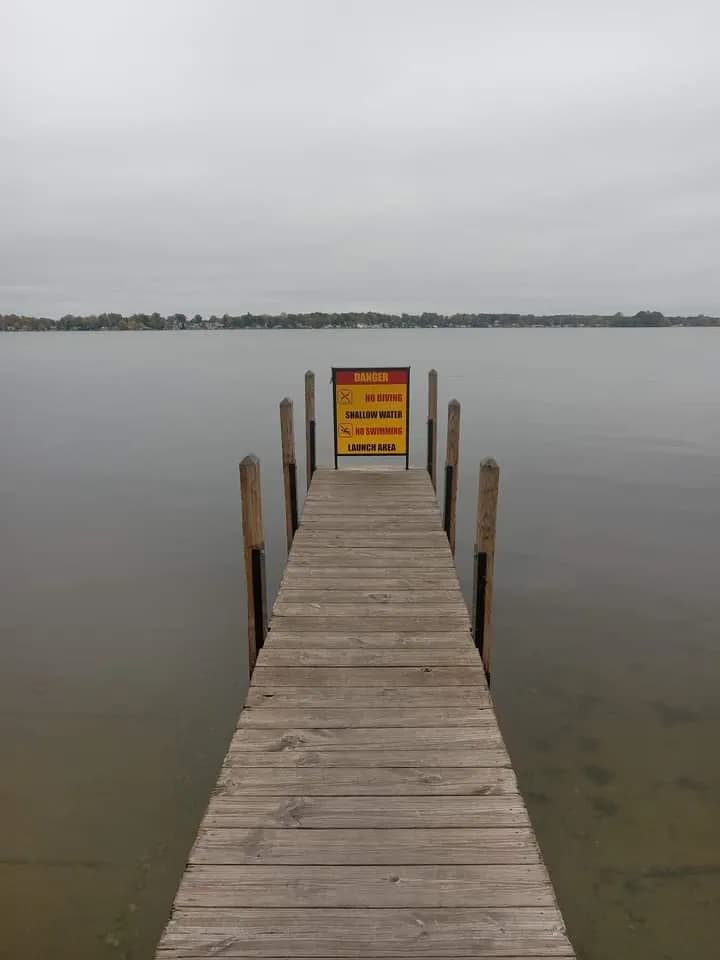 View of Crystal Lake in Arcadia, MI