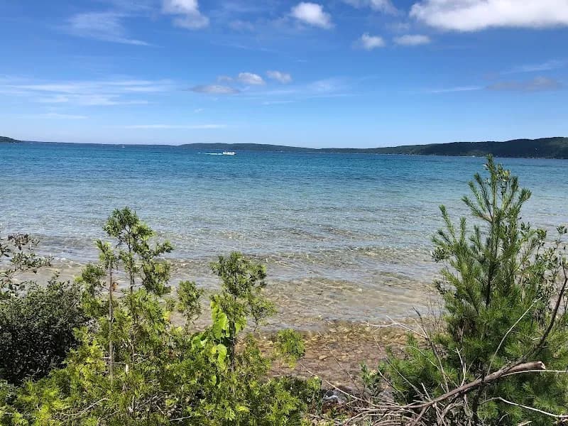 Crystal Lake lake in Honor, MI