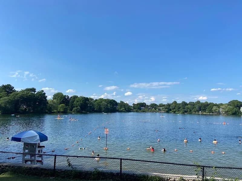 Crystal Lake lake in Newton, MA
