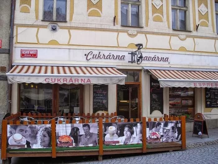 Cukrárna Václavka cafe in Příbram, CZ