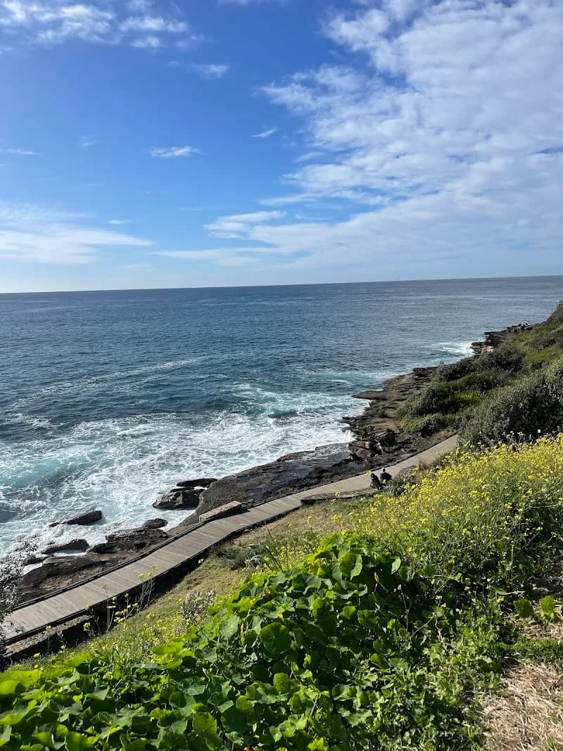 View of Curl Curl Boardwalk in Manly, NSW
