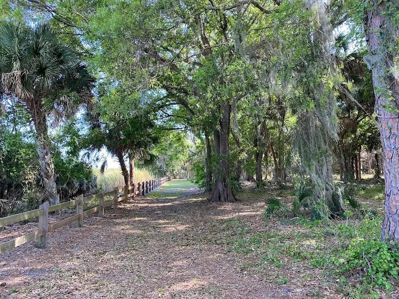 Curry Creek Preserve: West Entrance hiking area in Sarasota, FL