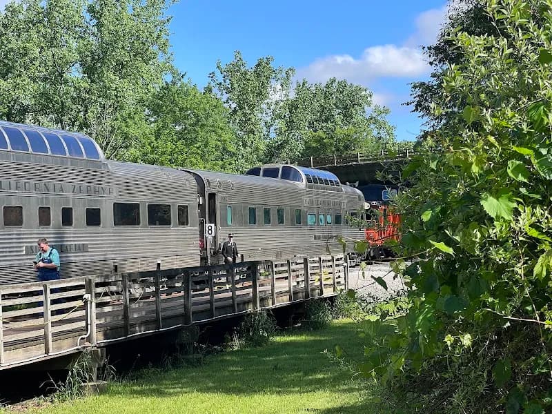 View of Cuyahoga Valley Scenic Railroad Rockside Station in Independence, OH