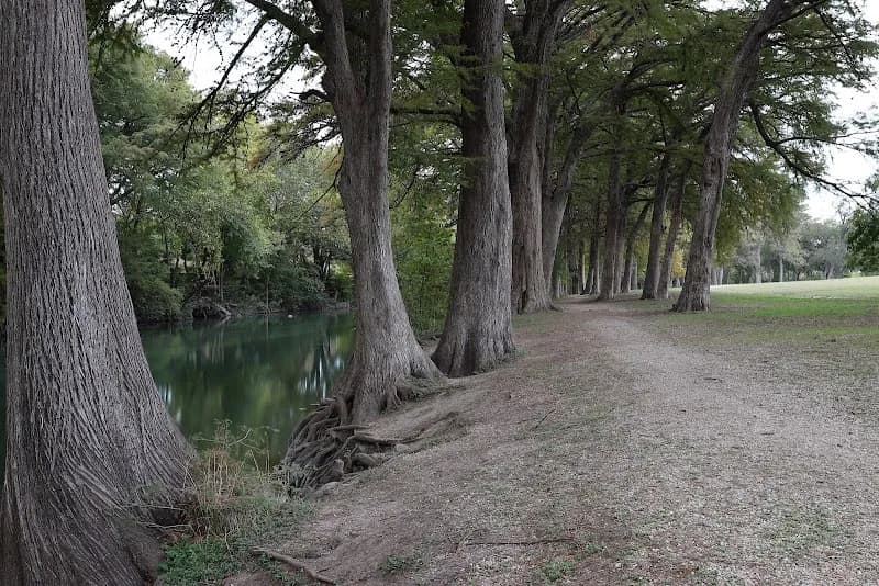 View of Cypress Bend Park in New Braunfels, TX
