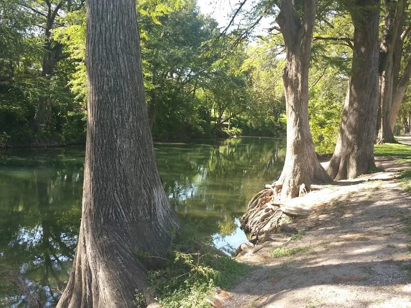View of Cypress Bend Park in New Braunfels, TX