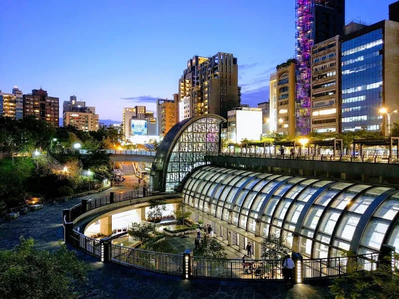 View of Daan Forest Park in Taipei, TPE