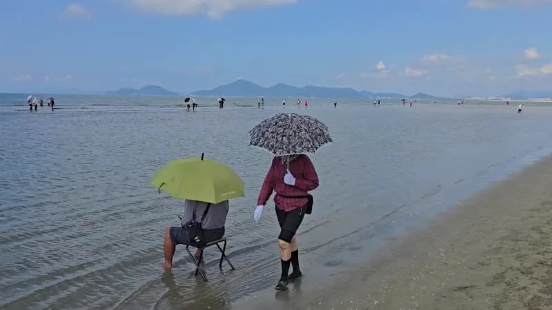 View of Dadaepo Beach in Gangseo-gu, Busan