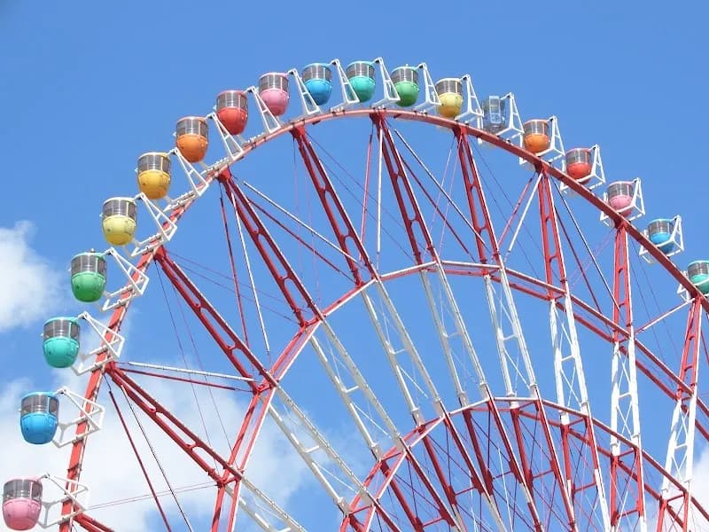 View of Daikanransha (Giant Sky Wheel) in Tokyo, TK