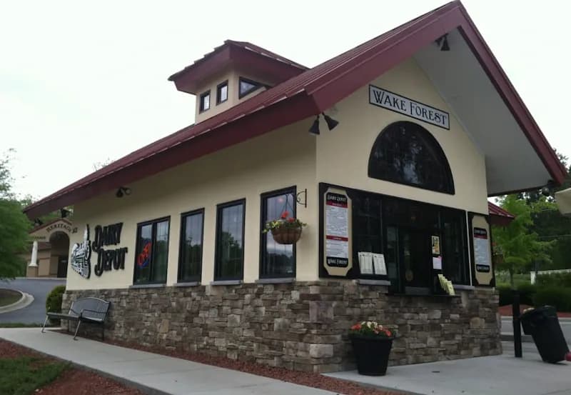 View of Dairy Depot in Wake Forest, NC