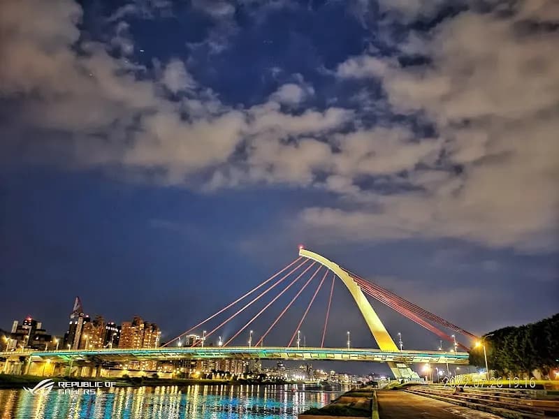 View of Dajia Riverside Park in Taipei, TPE