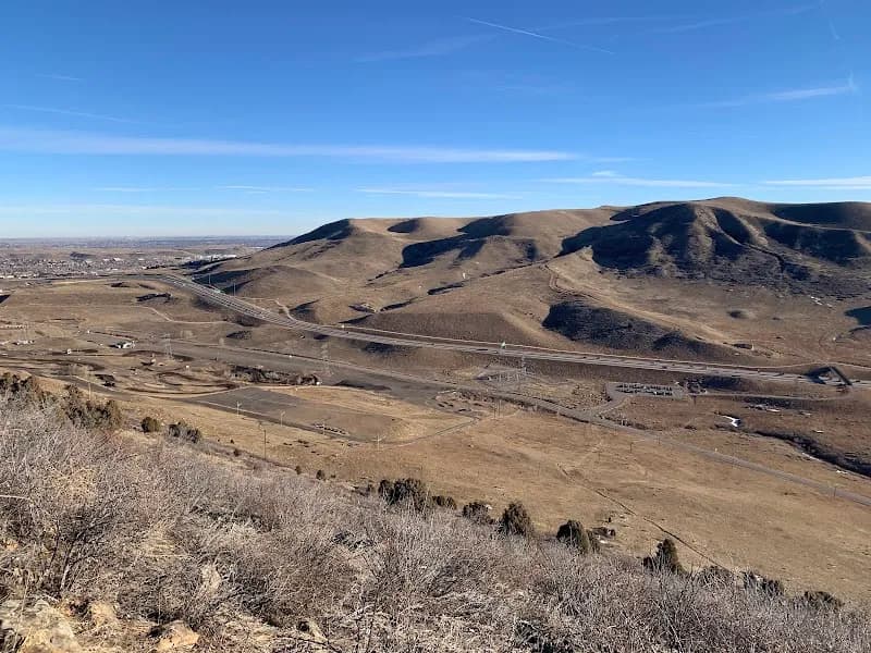View of Dakota Ridge Trailhead in Aurora, CO