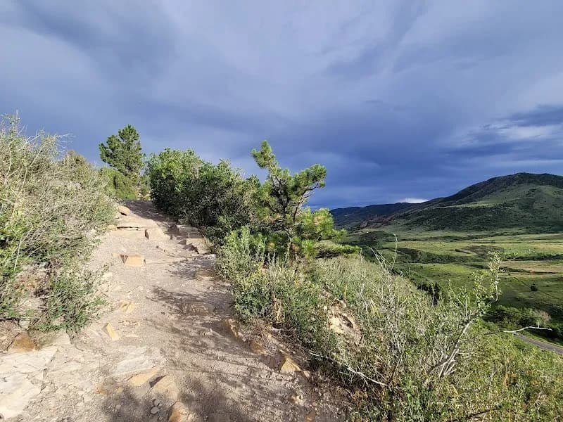 View of Dakota Ridge Trailhead in Aurora, CO