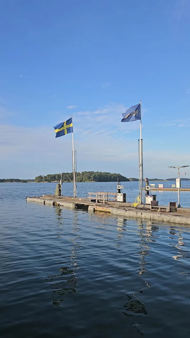 View of Dalarö hamn in Värmdö, Stockholm