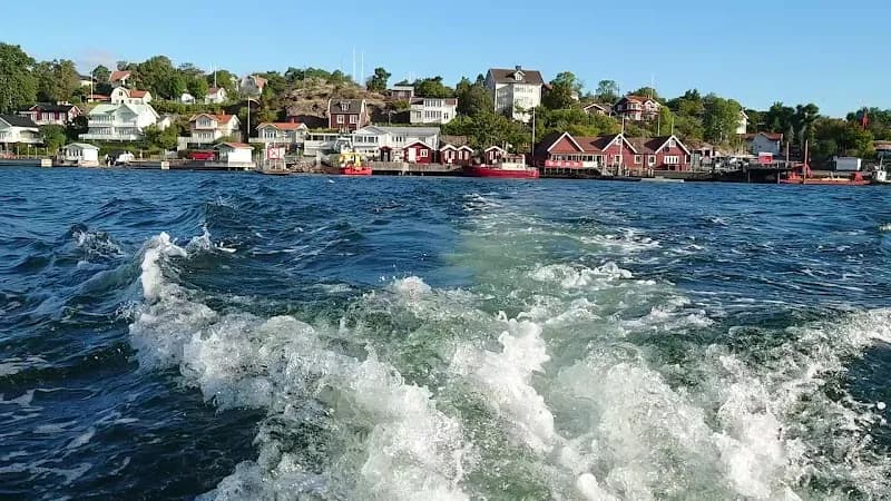 View of Dalarö hamn in Värmdö, Stockholm