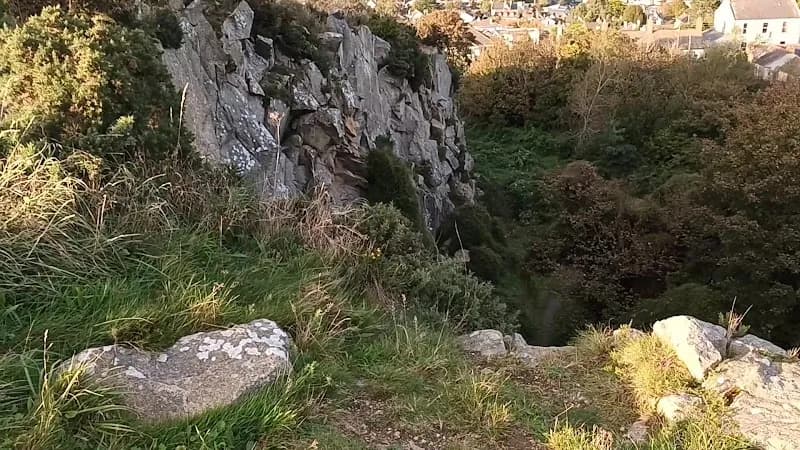 View of Dalkey Quarry in Dalkey, D