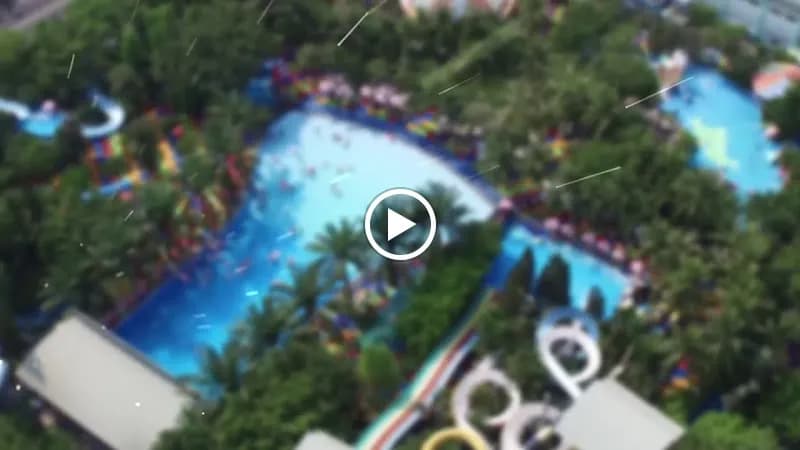 View of Dam Sen Water Park in Ho Chi Minh City, HCM