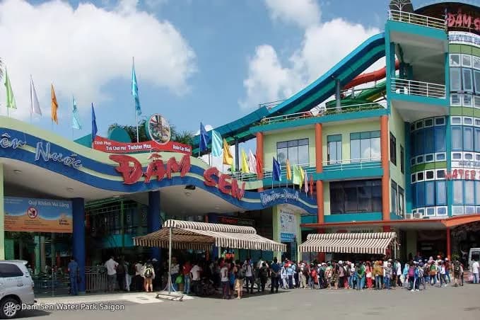 View of Dam Sen Water Park in Ho Chi Minh City, HCM