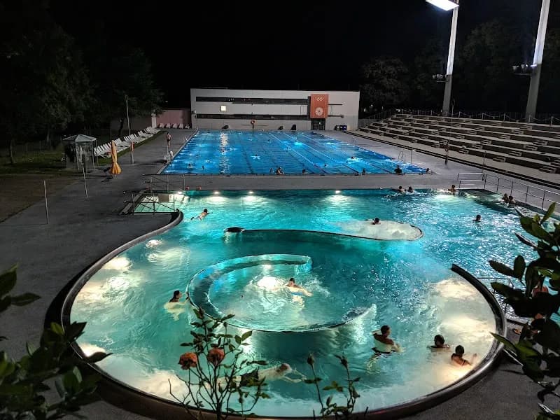 View of Dantebad in Neubiberg, BY