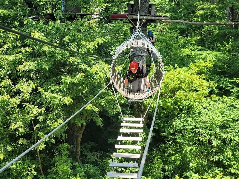 View of Danube Valley Adventure Park in Klosterneuburg, VIE