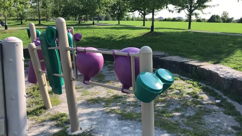 View of Darren Park in Whitby, ON