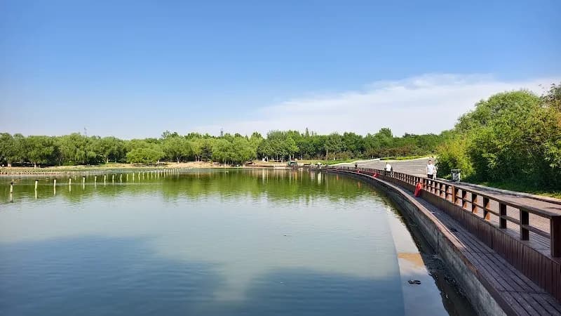 View of Daxing District Children's Park in Daxing District, Beijing