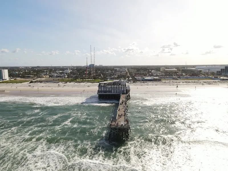 View of Daytona Beach Main Street Pier in Daytona Beach, FL
