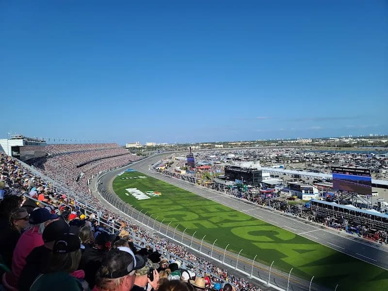 View of Daytona International Speedway in Daytona Beach, FL