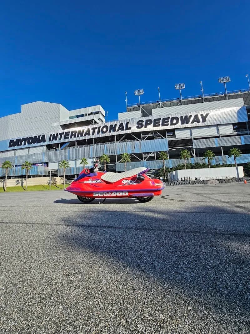 View of Daytona International Speedway in Daytona Beach, FL
