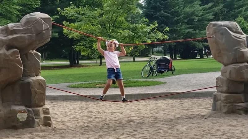 View of De Fontainebleau Park in Blainville, QC