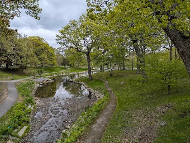 Deering Oaks Park park in Portland ME, ME