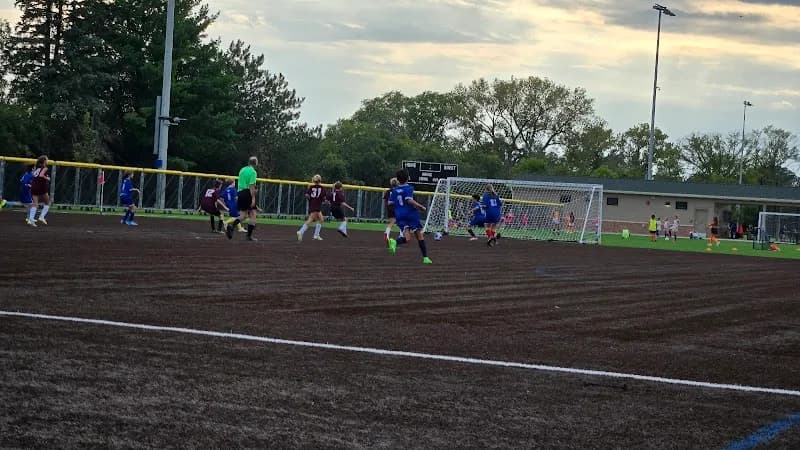 View of Deerpath Community Park in Lake Forest, IL