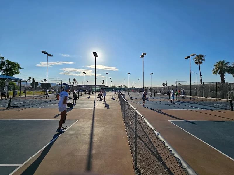 View of Demuth Park in Palm Springs, CA