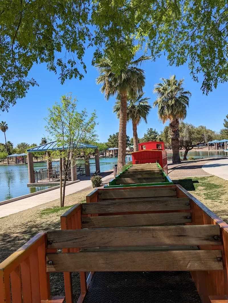 View of Desert Breeze Railroad in Ahwatukee, AZ