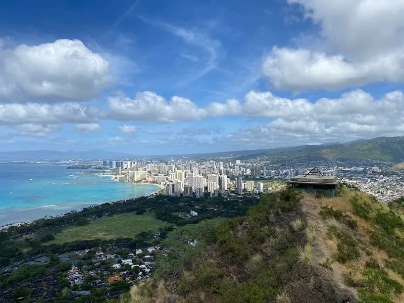 Diamond Head State Monument park in Honolulu, HI