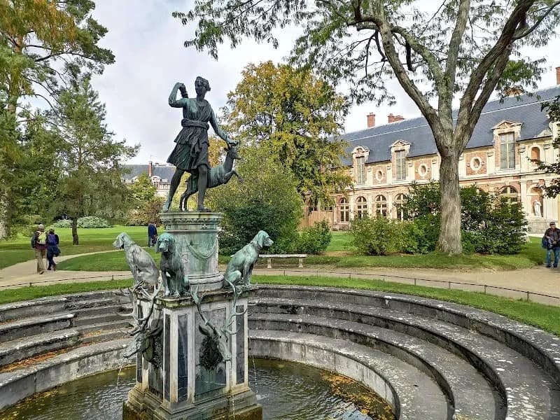 View of Diana Garden in Fontainebleau, IDF