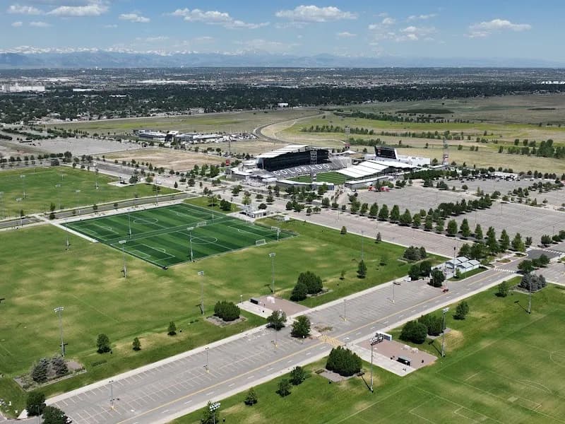 View of Dick’s Sporting Goods Park in Commerce City, CO