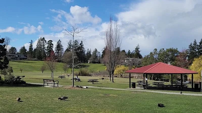 View of Diefenbaker Park in North Delta, BC