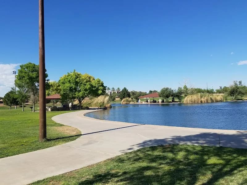 View of Discovery District Park in Gilbert, AZ