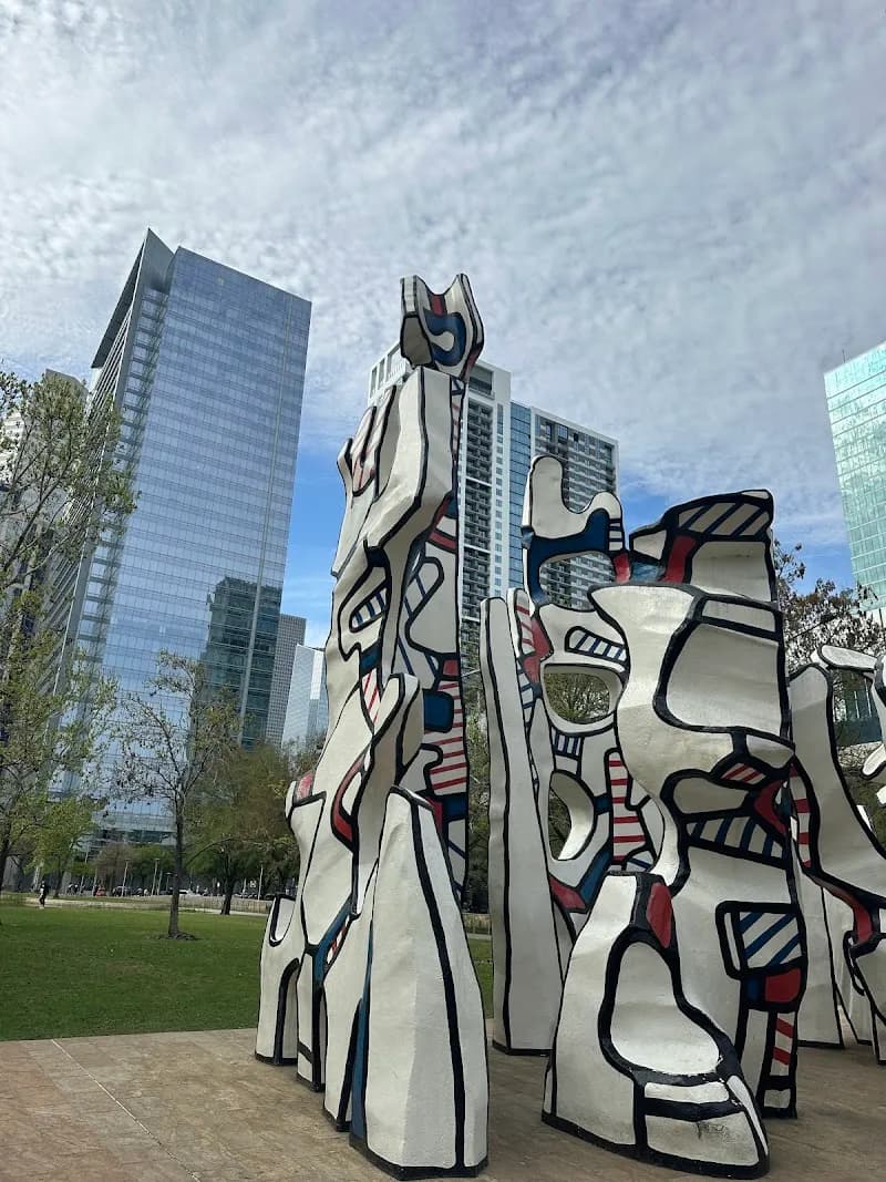View of Discovery Green in Houston, TX