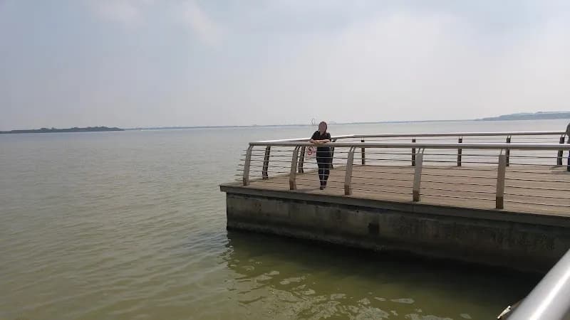 View of Dishui Lake Park in Minhang, SH