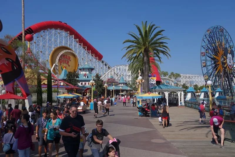 View of Disney California Adventure Park in Anaheim, CA
