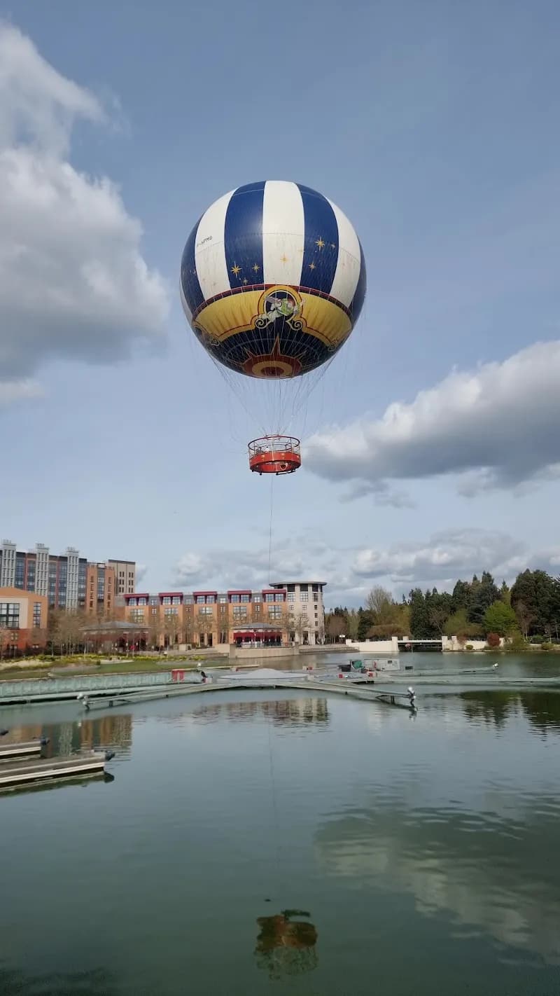 View of Disney Village in Disneyland Paris Area (Marne-la-Vallée), IDF