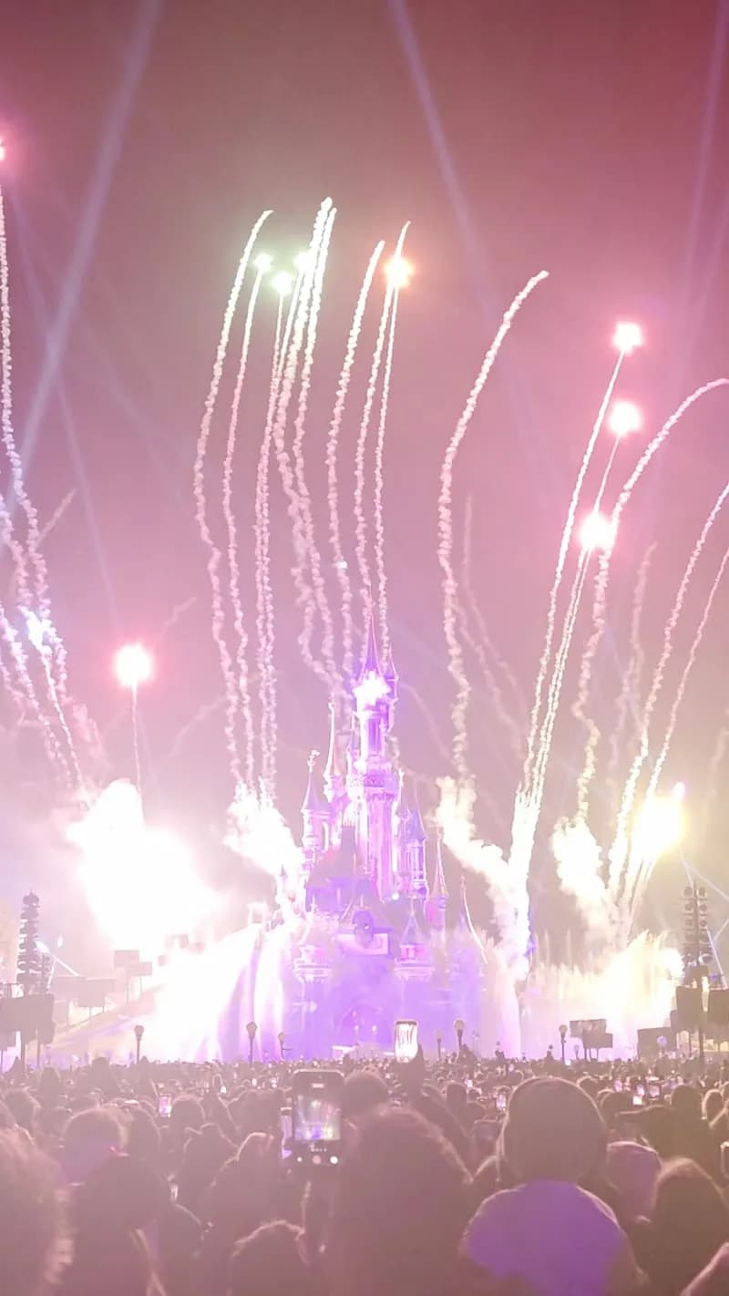 View of Disneyland Park in Disneyland Paris Area (Marne-la-Vallée), IDF