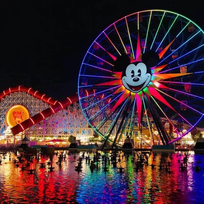 View of Disneyland Resort in Alhambra, CA