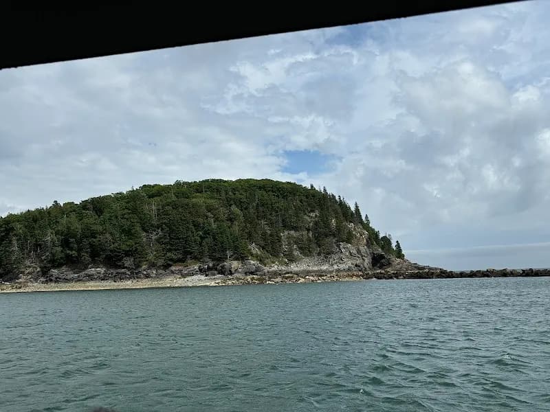 View of Diver Ed's Dive-In Theatre in Bar Harbor, ME