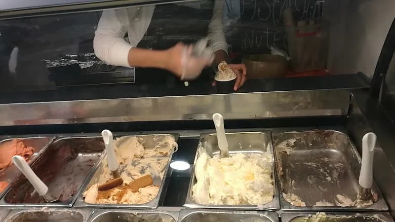View of Dokki Ice Cream Parlors (local chains) in Dokki, Cairo