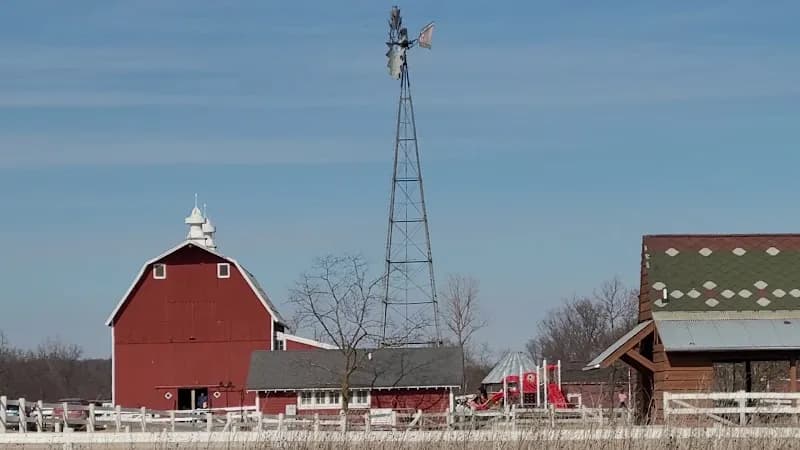 View of Domino’s Farms Petting Farm in Ann Arbor, MI