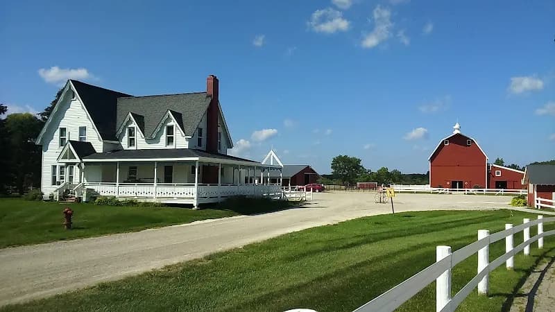 View of Domino’s Farms Petting Farm in Ann Arbor, MI