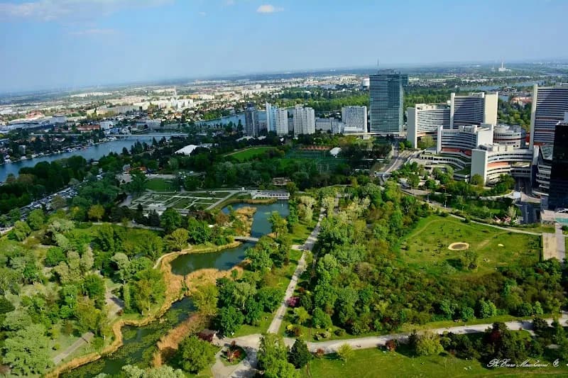 View of Donaupark in Leopoldau, VIE